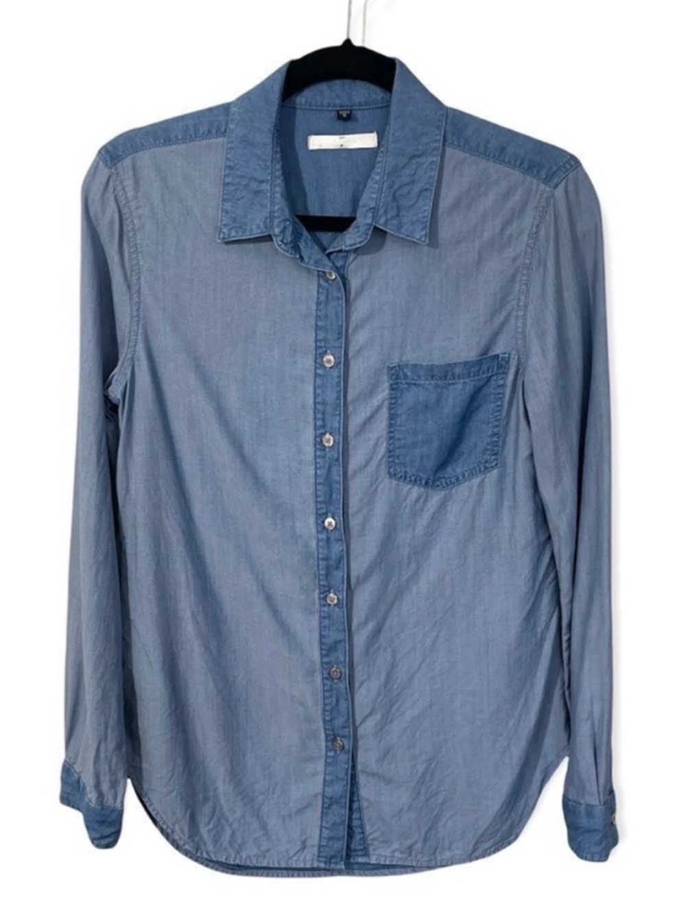 7 For All Mankind Chambray Button Up